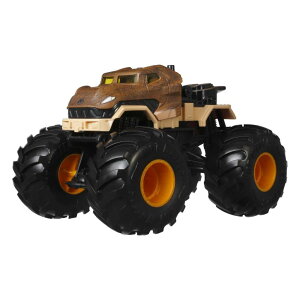 zbgEB[ X^[gbN Hot Wheels Monster Trucks 1:24 Scale Vehicles, Collectible Die-Cast Metal Toy Trucks with Giant Wheels & Stylized Chassis, Gift for Kids Ages 3 Years Old & Up ysAiz