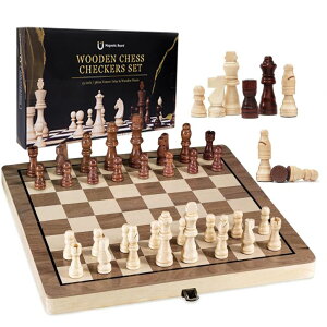 `FXZbg Chess Set,Chess Board,Magnetic Chess Board Set for Adults,Classic Handcrafted Game Board,Ideal for Home and Travel ysAiz