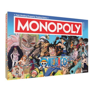 `FXZbg Monopoly: One Piece Edition Board Game | Buy, Sell, Trade with Popular Characters from The Manga & Anime Series | Featuring 9 Miniature Tokens | Officially Licensed Merchandise and Collectible ysAiz
