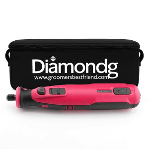 �y�b�g�o���J�� Diamondg Cordless Dog Nail Grinder with Quiet Sound & LED Tip for Large & Small Dogs, 4hrs. Runtime - Electric Dog Nail Trimmer, Heavy Duty Rotary Tool Alternative to Toenail Clippers & Filers �y���s�A���i�z