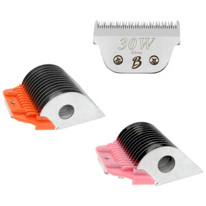 ybgoJ Bucchelli 30 Wide Blade & 32mm 38mm Wide Clipper Guard Attachment Set for A5 Series Clippers| Stainless Steel Blade for Professional Dog Groomers| Snap-On/Off Design Wide Guard Combs for Dog Grooming ysAiz