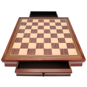 �`�F�X�Z�b�g WE Games Deluxe Wooden Chess Board with Storage Drawers - Camphor Wood 19 in., Luxury Chess Set & Checkers for Adults �y���s�A���i�z