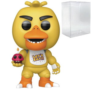 FNAF 5�i�C�c POP Games: Five Nights at Freddy's 10th Anniversary - Chica with Cupcake Funko Vinyl Figure (Bundled with Compatible Box Protector Case), Multicolor, 3.75 inches �y���s�A���i�z