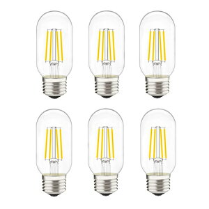 Tt@B safavieh e[uv Tt@r Tt@BA liveMAX LED Tubular Bulb 4W Daylight 4000K E26 Clear Edison Bulb,40W Equivalent 400 Lumens, Antique Edison Style LED Filament Light Bulbs,Daylight 4000K Non Dimmable Pack 