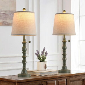 �T�t�@���B�� safavieh �e�[�u�������v �T�t�@�r�� �T�t�@���B�A Terpsichore Lamps Set of 2 Modern Farmhouse Table Lamp Bedside Reading Lights Living Room End Lamps Night Stands Bedroom Night Light,High 26.25 Inch,Turquoise,with Fabric 