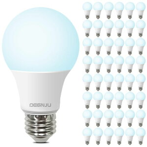 Tt@B safavieh e[uv Tt@r Tt@BA DEGNJU 48 Pack A19 LED Bulbs 60W Equivalent, 8W Daylight 5000K LED Light Bulbs, E26 Medium Base, Non-Dimmable, 800 Lumens, Ideal for Bedroom Living Room ysAi