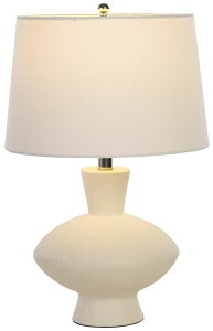 Tt@B safavieh e[uv Tt@r Tt@BA SAFAVIEH Lighting Collection Jola 23 Inch White Ceramic Table Lamp (LED Bulb Included) ysAiz
