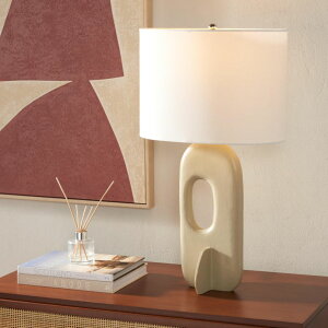 �T�t�@���B�� safavieh �e�[�u�������v �T�t�@�r�� �T�t�@���B�A SAFAVIEH Lighting Collection Bryla Off-White 27-inch Table Lamp (LED Bulb Included) �y���s�A���i�z