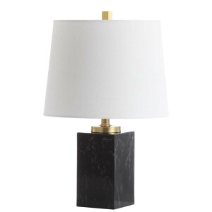 �T�t�@���B�� safavieh �e�[�u�������v �T�t�@�r�� �T�t�@���B�A Safavieh Lighting Collection Judson Black Marble Finish 21-inch Bedroom Living Room Home Office Desk Nightstand Table Lamp (LED Bulb Included) �y���s�A���i�z