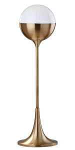 �T�t�@���B�� safavieh �e�[�u�������v �T�t�@�r�� �T�t�@���B�A SAFAVIEH Lighting Collection Lando Modern Brass Gold Orb 27-inch Bedroom Living Room Home Office Desk Nightstand Table Lamp (LED Bulb Included) �y���s�A���i�z