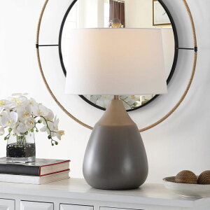 Tt@B safavieh e[uv Tt@r Tt@BA SAFAVIEH Lighting Collection Sinrus Modern Black 26-inch Bedroom Living Room Home Office Desk Nightstand Table Lamp (LED Bulb Included) ysAiz