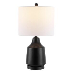 �T�t�@���B�� safavieh �e�[�u�������v �T�t�@�r�� �T�t�@���B�A SAFAVIEH Lighting Collection Atrius Modern Contemporary Black 24-inch Table Lamp (LED Bulb Included) �y���s�A���i�z