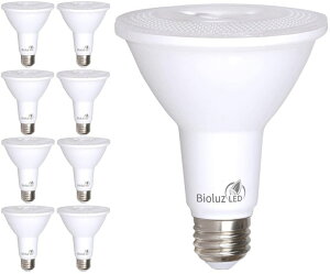 Tt@B safavieh e[uv Tt@r Tt@BA Bioluz LED 8 Pack PAR38 LED Light Bulb 90 CRI 12W = 100-120 Watt Replacement, Soft White 3000K, Dimmable Light Bulbs Flood Lights Outdoor/Indoor UL Listed Light Bulbs Tit 