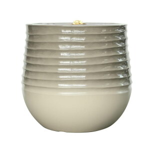 K[f  CeA u^  ̃IuWF EH[^[tH[t@Ee 14.5" H Water Fountain Outdoor with LED Light, Modern Bubbling Garden Water Fountains with Gradient Color, Resin Outdoor Waterfall F