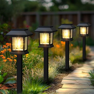 K[fCgLED\[[Cg \[[p[ Benany Solar Pathway Lights Outdoor, 12 Pack Upgraded LED Waterproof Solar Lights Outdoor, Landscape Lighting for Outside Driveway Garden Walkway Path Yard Lawn D?cor, Warm White ys