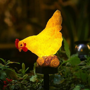 �K�[�f�����C�gLED�\�[���[���C�g �\�[���[�p���[ CHUANGFENG Outdoor Chicken Solar Lights: Garden Decor for Outside Patio Yard Cute Chicken Gifts for Housewarming Mother's Day Birthday �y���s�A���i�z
