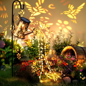 �K�[�f�����C�gLED�\�[���[���C�g �\�[���[�p���[ PATIOPIA Solar Lights Outdoor Garden Decor, Large Lanterns Watering Can Lights Gardening Gifts for Mom Women Grandma Birthday, Hanging Lights Outdoor Decoration for Yard Porch Patio Ba �y