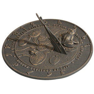 v Whitehall Products Frog Sundial, Oil Rub Bronze ysAiz