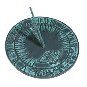 v Rome 2560 New Salem Sundial, Cast Iron with Verdigris Finish, 10-Inch Diameter ysAiz