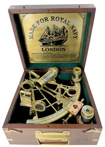 v 8 Inch Brass Big Ship History Captain Sextant Handmade Gift for Father's Day, Birthday, Anniversary, Baptism, Partner, Best Men, Graduation, Christmas, Vintage Style Home D?cor Add Your Treasure Gift ysAiz