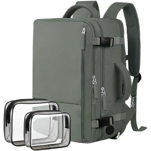 CR  o[h gxLA[ Hanples Extra Large Travel Backpack for Women as Person Item Flight Approved, 40L Carry On Backpack, 17 Inch Laptop Waterproof Hiking Casual Bag(Olive Green) ysAiz