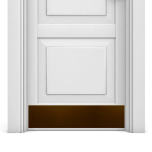 �h�A�m�b�J�[ Deck The Door - Door Kick Plate - Elegant Accent & Durable Protection - Anodized Aluminum - Includes Easy Self-Adhesive - 6x34", Oil Rubbed Bronze �y���s�A���i�z