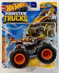 �z�b�g�E�B�[�� �����X�^�[�g���b�N Matchbox Hot Wheels Monster Trucks Live 4/8 Tiger Shark, Orange �y���s�A���i�z