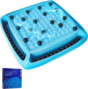 `FXZbg Magnetic Chess Game with Stones, Magnet Chess Game Fun Family Board Games for Kids and Adults, Magnetic Chess Set with 40pcs Magnetic Chess Ideal for Boys & Girls, 2-4 Players ysAiz