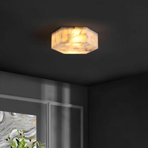 �T�t�@���B�� safavieh �e�[�u�������v �T�t�@�r�� �T�t�@���B�A SAFAVIEH Lighting Collection Iana 2-Light White Alabaster & Brass Flush Mount Ceiling Light (LED Bulbs Included) �y���s�A���i�z