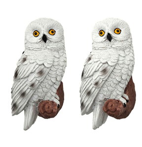 �K�[�f�����C�gLED�\�[���[���C�g �\�[���[�p���[ 2pcs Owl Tree Hugger with Solar Lantern Outdoor Garden Hanging Statues Fence Solar Lights Halloween Lights Decoration Ideal Owl Housewarming& Birthday Gifts for Grandma Mom Women �y���s