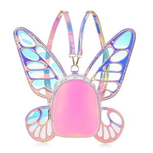 �C���R ���� �o�[�h �g���x���L�����A�[ ENJOININ Women's Laser Holographic Backpack Butterfly Angel Wings Casual Daypack Shoulder Bag (Laser Pink) �y���s�A���i�z