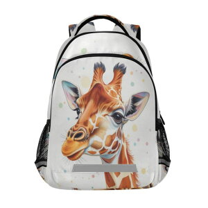 �C���R ���� �o�[�h �g���x���L�����A�[ Kcldeci Watercolor Giraffe Kids Backpack for Boys Girls Elementary Schoolbag Kindergarten Bookbags Preschool School Bag Toddler Book Bags Travel Bag �y���s�A���i�z