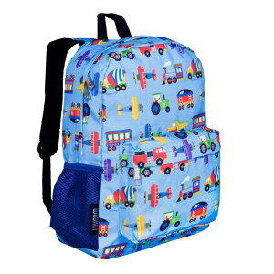 �C���R ���� �o�[�h �g���x���L�����A�[ Wildkin 16-inch Kids Backpack ? Durable, Padded & Spacious School Bag for Boys & Girls - Trains, Planes, and Trucks �y���s�A���i�z