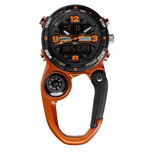�_�R�^ Dakota ���v �J���r�i �E�H�b�` �~�j �N���b�v Dakota Analog & Digital Clip Watch, Travel Watch, Alarm, Stopwatch, Timer and Dual Time Watch, Outdoor Travel Gifts for Men and Women, Use for Traveling, Fishing Digital Watch, Cli �y