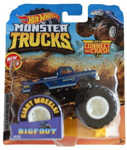 ホットウィール モンスタートラック Hot Wheels Monster Trucks Bigfoot - Connect and Crash car 1:64 Scale 19/50 【並行輸入品】