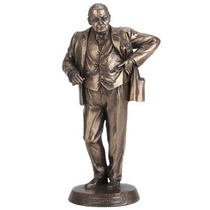 Ǌ|v  Veronese Design British Prime Minister Winston Churchill Bronze Finished Statue ysAiz