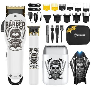 ybgoJ BESTBOMG? Hair Clippers for Men Professional, Beard Trimmer Kits & Sets, Electric Shavers, Hair Clippers & Trimmer Ceramic T-Blade, for Barber, for Gifts ysAiz