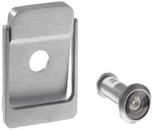 �h�A�m�b�J�[ Rockwood 614V.26D Brass Door Knocker with Door Viewer, 2-1/8 Width x 3 Height, Satin Chrome Plated Finish �y���s�A���i�z