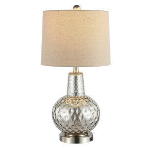 �T�t�@���B�� safavieh �e�[�u�������v �T�t�@�r�� �T�t�@���B�A SAFAVIEH Lighting Collection Atlas Mercury 24-inch Table Lamp with USB Charging Port (LED Bulb Included) �y���s�A���i�z