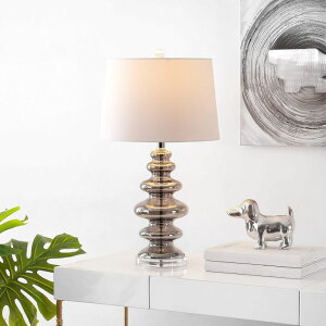 �T�t�@���B�� safavieh �e�[�u�������v �T�t�@�r�� �T�t�@���B�A Safavieh Lighting Collection Orien Grey 27-inch Bedroom Living Room Home Office Desk Nightstand Table Lamp (LED Bulb Included) �y���s�A���i�z