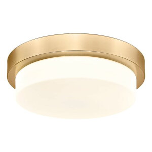 Tt@B safavieh e[uv Tt@r Tt@BA Audickic Gold Flush Mount Ceiling Light, 13inch Close to Ceiling Light Fixtures 24W 2200lm Dimmable 2700K/3000K/4000K/5000K/6000K Brass LED Ceiling Lamp for Bedroom Hallw 