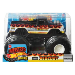 zbgEB[ X^[gbN Hot Wheels Monster Trucks Bigfoot 1:24 Scale Flames Toy for Ages 3+ ysAiz