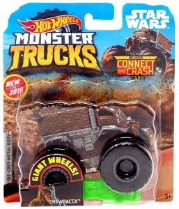 �z�b�g�E�B�[�� �����X�^�[�g���b�N Hot Wheels 2019 Monster Trucks Star Wars Chewbacca 1:64 Scale �y���s�A���i�z