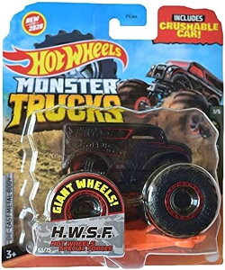 �z�b�g�E�B�[�� �����X�^�[�g���b�N Hot Wheels Monster Trucks Special Forces [H.W.S.F.], Includes Crushable Car 1:64 Scale �y���s�A���i�z
