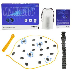`FXZbg Magnetic Chess Game with StonesCMagnetic Chess Strategy Game for Kids and AdultsCTravel-Friendly Family Game for Parties and Home Use ysAiz