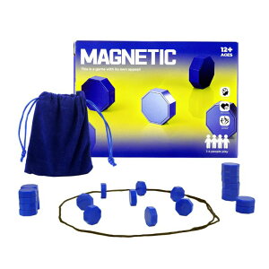 �`�F�X�Z�b�g Magnet Game with String, 24 Magnets Magnetic Chess Game for Kids & Adults, Puzzle Strategy Board Games for Family Night, Travel, Party & Camping? �y���s�A���i�z