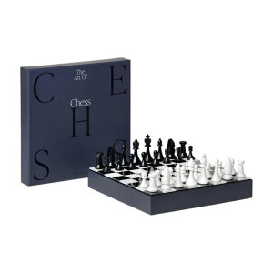 �`�F�X�Z�b�g Printworks Art of Chess ? Black & White Wooden Chess Set with Acrylic Board ? Stylish Coffee Table Game for Adults & Kids Ages 5+ ? Multilingual Instructions Included �y���s�A���i�z