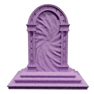 �A�[�P�C�� �t�B�M���A �l�` �L�����N�^�[ Unpainted DND Arcane Portal (Set of 2) Miniature Figurine, Tabletop Gaming Collectible, Fantasy World, Ideal Gift for Dungeon Masters and Collectors - Designed by Ella's Arcanum �y���s�A���i