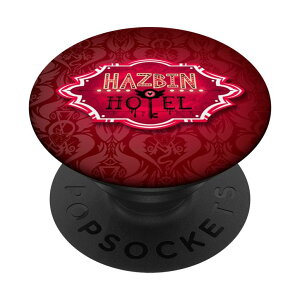 �n�Y�r���E�z�e�� �O�b�Y �L�����N�^�[ Hazbin Hotel - Title Pop Socket PopSockets Adhesive PopGrip �y���s�A���i�z