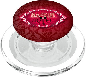 �n�Y�r���E�z�e�� �O�b�Y �L�����N�^�[ Hazbin Hotel - Title Pop Socket PopSockets PopGrip for MagSafe �y���s�A���i�z